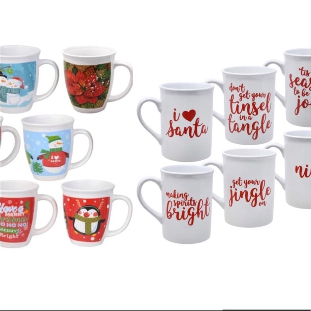 Holiday Hot Chocolate/Coffee Mugs